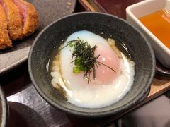 温泉蛋-牛カツ京都勝牛(河原町蛸薬師店)