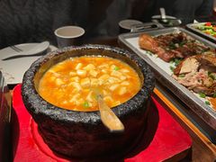 石锅鸡汤豆腐-绿茶餐厅(光谷世界城步行街店)