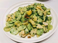 橄榄油香椿拌蚕豆-眉州东坡(上海中心店)