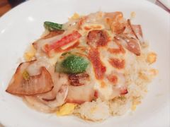 芝士海鲜焗饭-开心果牛扒城(雍华庭店)