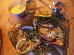 海盐焗多宝鱼配香槟汁-非常时髦餐厅VUE Restaurant(外滩茂悦大酒店)