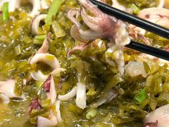 酸菜炒鱿鱼-温岭人家(红花北路店)