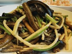 茭白炒现划鳝丝-玫瑰厅上海菜(兴国路店)