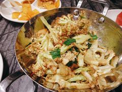 干锅花菜-情妹耙泥鳅·江湖川菜(科华店)
