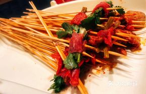 Cilantro Beef Skewers