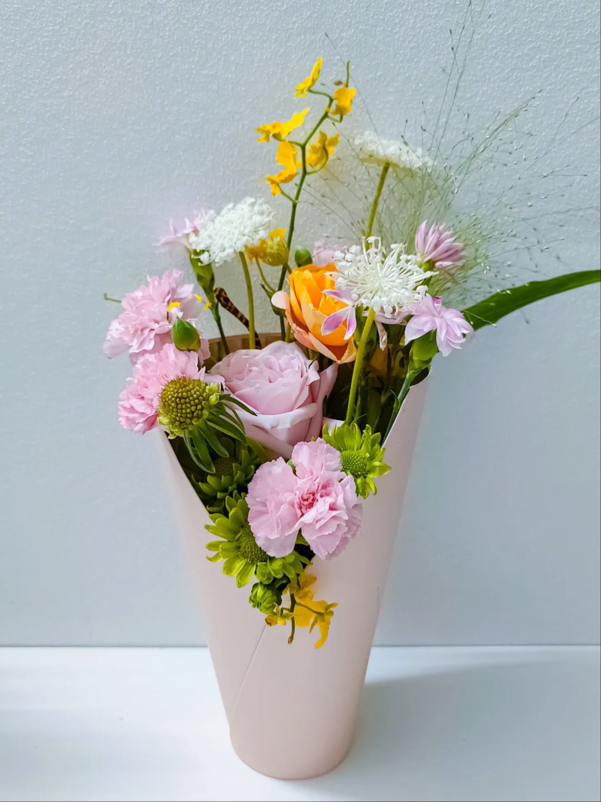 母亲节的仪式感,亲手插花送给妈妈👩🏻💐