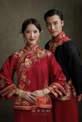 -藤薰定制中式嫁衣礼服旗袍店