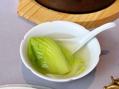 泉水墨脱石锅煮龙牙菜-会仙楼(金融街店)