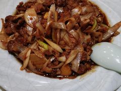 葱爆羊肉-南来顺饭庄·清真(南菜园店)