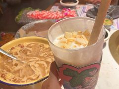 芋泥椰椰奶茶-哥老官重庆美蛙鱼头(宝山龙湖店)