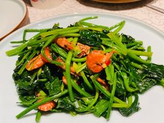 小河虾炒菠菜-萃華楼(王府井店)