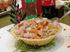 翡翠虾仁带子丁-广州逸林假日酒店·四季桃源中餐厅(白云山风景区店)