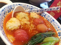 番茄鲜虾云吞面-西关味(大卫城店)