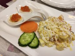 土豆泥沙拉配红鱼籽-92°C俄式厨房(中央大街店)