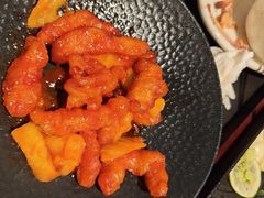 有菠萝的糖醋里脊-相遇·鲜炒黄牛肉(丹阳吾悦广场店)