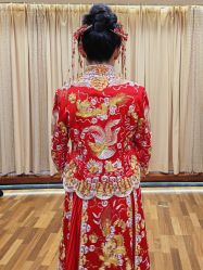 -懿沉香中式嫁衣礼服秀禾服龙凤褂马来褂旗袍总店