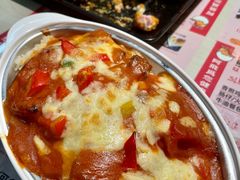 金牌芝士焗鲜茄猪扒饭-阿飛冰室(下沙店)