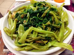 虾酱通菜-凤城康记饭店