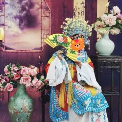 -后宫·古装汉服京剧儿童亲子全家福摄影