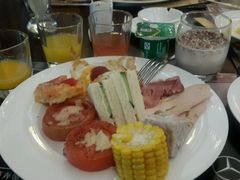 蔬菜，三明治，饮料-清远国际酒店-圣保罗西餐厅