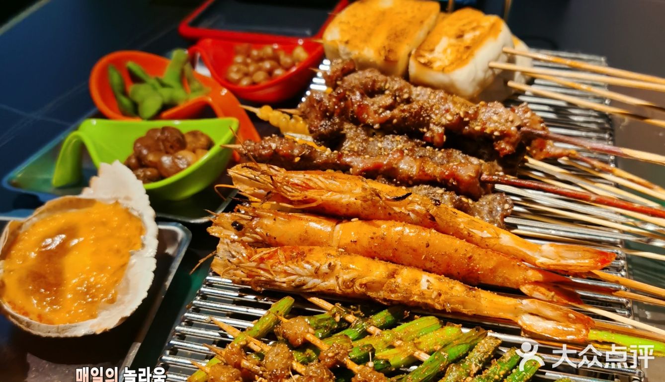 魔都烧烤界杠把子👉大成海鲜烧烤