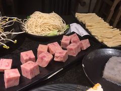 自制午餐肉-渝涯重庆豆花老火锅(中赢国际店)