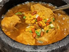 海胆虾怪酱炖老豆腐-青雅中餐厅(大连金石滩绿发希尔顿度假酒店)