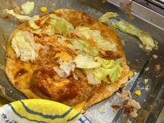 -小红车炸蛋葱油饼