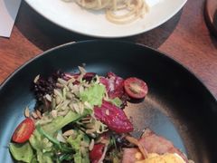黑松露奶油蘑菇培根意面-麦田工坊(月湖店)
