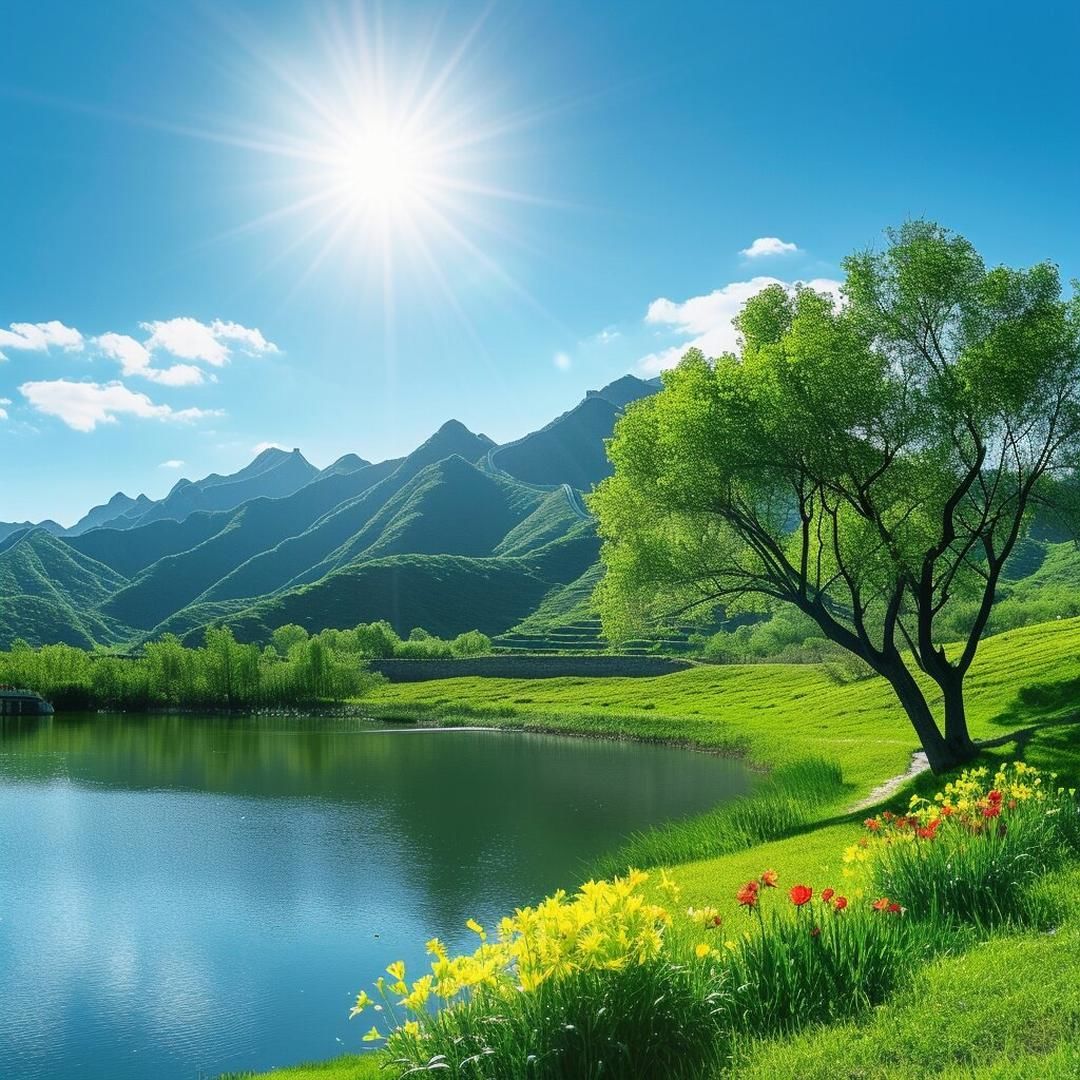 天天领红包风景不错,美丽如画,天气好晴