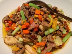 菜籽油炒衡东黄牛肉-老湘村·湖南土菜(天河维多利店)