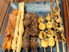 -老红桥炸灌肠牛肚锅烧烤(定福庄店)