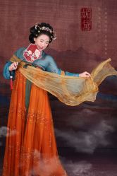 -后宫·古装汉服京剧儿童亲子全家福摄影