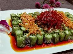 白灼秋葵-将军牛排·尔滨地标朝鲜族美食(总店)