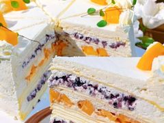 芒果血糯米椰香千层蛋糕-艾加柒克蛋糕茶歇甜品台(春熙路店)