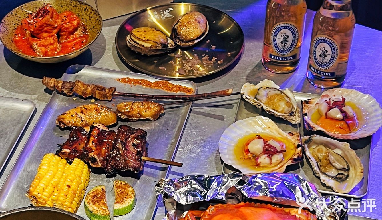 广州探店|食出新潮啤酒🦞配烤海鲜真香