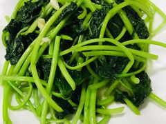 蒜蓉炒番薯叶-始兴县农家小院餐馆