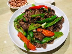 青椒炒牛肉-东山茶寮(新安店)
