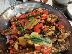 干锅黄骨鱼-醉八仙农家乐酒楼(三乡店)