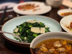 冬笋炒塔菜-杭州西子湖四季酒店·金沙厅