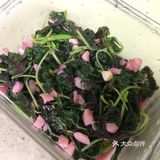 夏日时蔬来一份-蒜泥炒红苋菜！