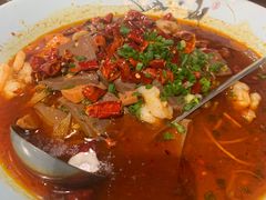 青椒毛血旺-百年神厨·地道川菜(清江西路店)