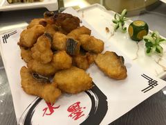 香煎馬交魚粒-银都上海菜馆(粤海东路店)