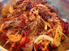 主打的干锅鸭头-安诚居干锅鸭头(八角店)