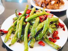 干煸豆角-清真宏玉祥黄门脸餐厅(华荫东里店)