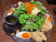 鲜鳄梨溏心蛋大虾沙拉-弓二·烧鸟居酒屋(财富购物中心店)