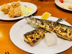 烤秋刀鱼定食-福烤锦花(长乐路店)