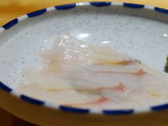 鮟鱇鱼刺身配白酱油-镹·鱼料理  国产鱼使用店