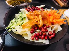 凉皮与夫妻肺片-贡梅老面馆·蟹粉面·无锡特色小吃(南长街主推店)