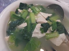 小白菜炖豆腐-钰田大院·碳烤虹鳟鱼·怀柔地道农家菜(雁栖湖店)